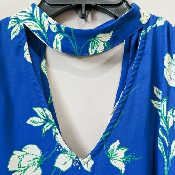 PEACH LOVE CALIFORNIA Floral Printed Halter Dress - Picture 4 of 5